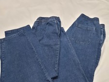 Uniqlo Med Blue Elasticated  Waist Relaxed Men's Jeans  Uk L 33-36 W 28in L