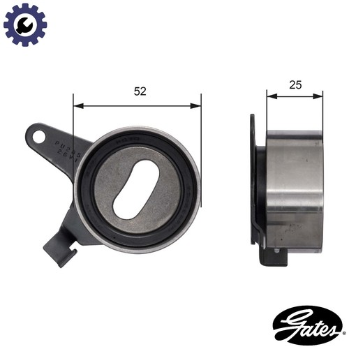 Tensioner pulley timing - pulley,