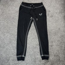 Y2K vintage True Religion contrast stitch joggers tracksuit bottoms slim XS