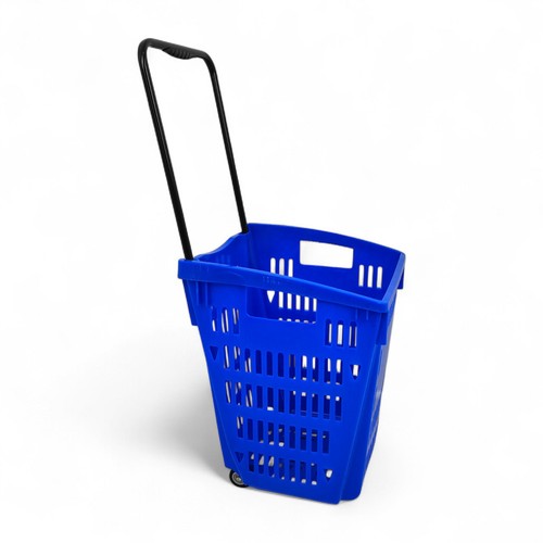 52l blue plastic trolley - 52l,