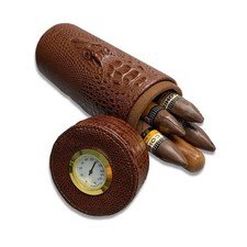 Leather Travel Humidor Cigar