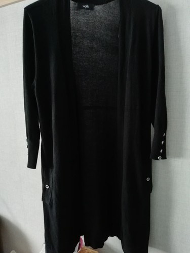 Wallis long black cardigan - wallis,