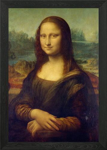 Mona lisa framed wall art - mona,