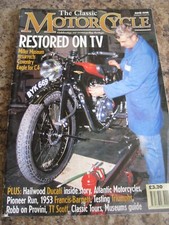 THE CLASSIC MOTOR CYCLE JUN 1998 MILLER MUSEUM COVENTRY EAGLE C4 HAILWOOD DUCATI