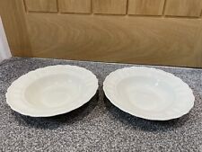 2 Grindley MARLBOROUGH Royal Petal Ware Soup Cereal Bowls 22.7 X 5 CM VGC