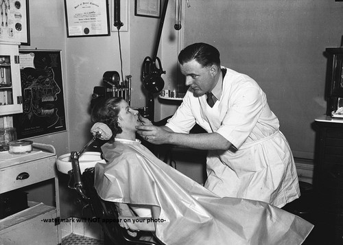 1936 dentist office photo - dentist,