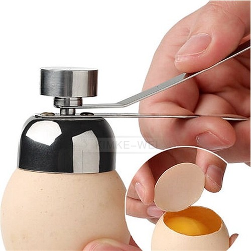 Stainless steel egg topper - egg,