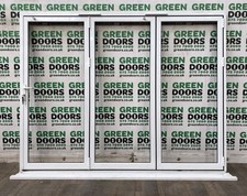 WHITE ALUMINIUM BIFOLDING