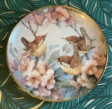 Gorgeous Franklin Mint Heirloom Recommendation Three Part Harmony Wrens LE Plate