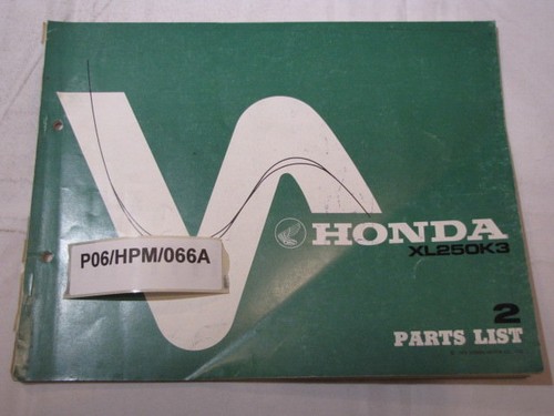 Honda xl250k3 xl250 parts - xl250, k3