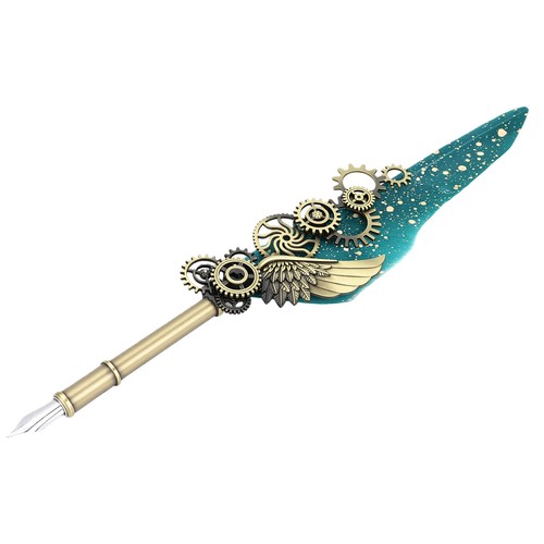 Steampunk feather quill pen - quill,