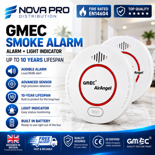 Gmec smoke alarm with - smoke,