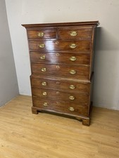 Georgian mahogany chest on