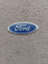 Ford Oval Logo Emblem Car Badge Vintage, Blue 
