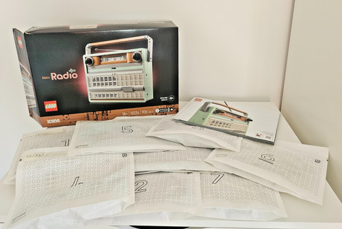 Lego icons retro radio - radio, (set