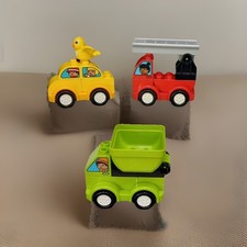 Duplo LEGO 3 Vehicle Bundle Car, Dumper Truck & Fire Engine (764)