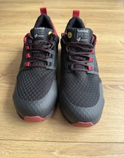 Timberland Pro Radius Mens Work Boots Black Red UK 11 US 12 EU 46 PPE - NEW