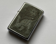 1994 Pewter Lion Zippo Lighter