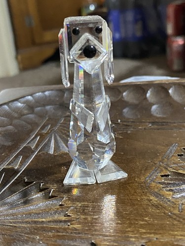 Swarovski crystal dog - crystal,