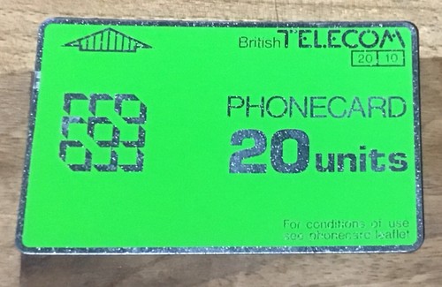 British telecom phonecard - british,