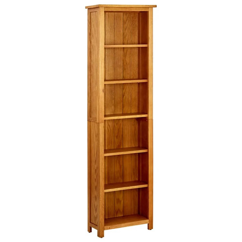 Rustic wooden bookcase - wooden, solid