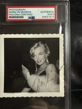 Marilyn Monroe Authenticated