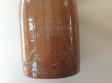R Gibbon Leicester saltglaze brewery advertising porter bottle. R Evans pottery