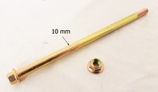10MM AXLE SPINDLE SWING ARM BOLT WITH NUT DIRT PIT QUAD BIKE 110cc 125cc 140cc