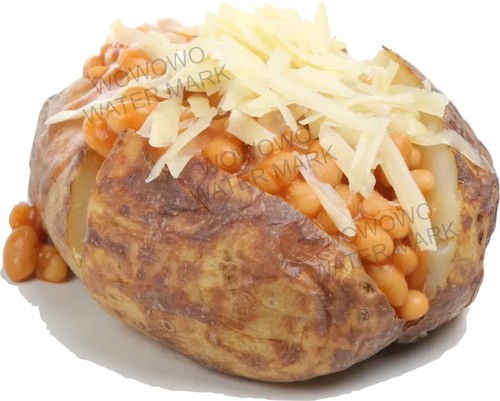 Baked jacket potato - baked,