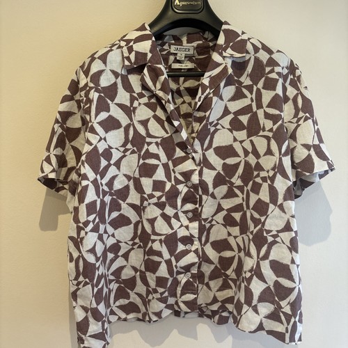 Jaeger 100 linen - linen, button