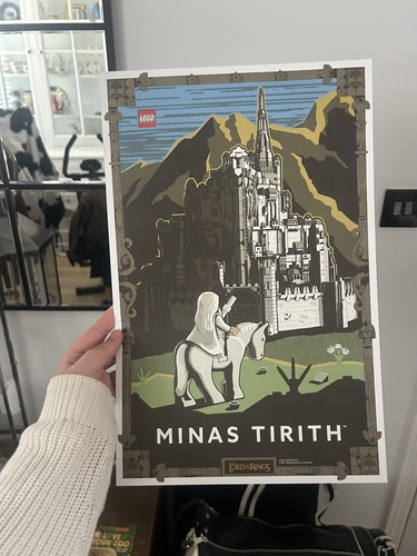 Lego minas tirith - minas, poster