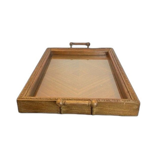 Antique walnut butler - walnut, serving