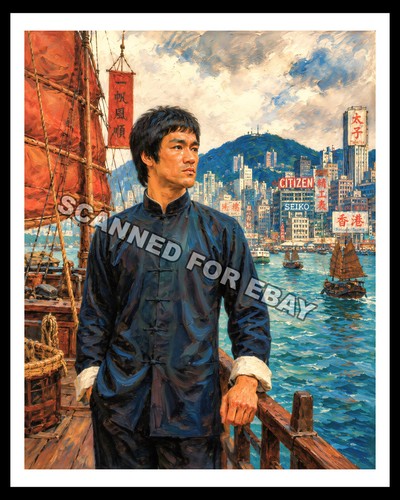 Bruce lee 8x10in - lee, glossy