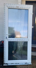 New Upvc Door White Double
