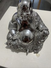 Buddha Silver Sparkly Sitting