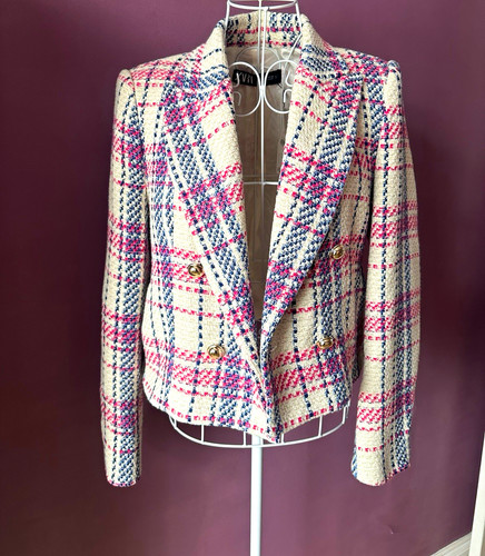 Zara women tweed plaid - women’s,
