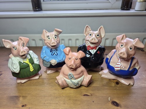 Natwest pigs full set - natwest,