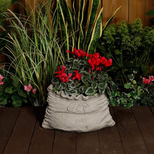 Sack design stone - stone, cast