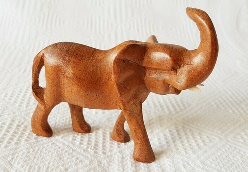 Carved wooden elephant hand - wooden,