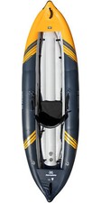2025 Aquaglide McKenzie 105 1 Person White Water Kayak - Navy / Orange