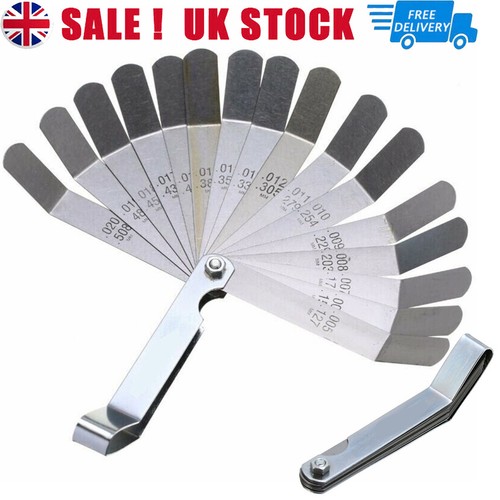 16x feeler gauge set imperial - 16x,