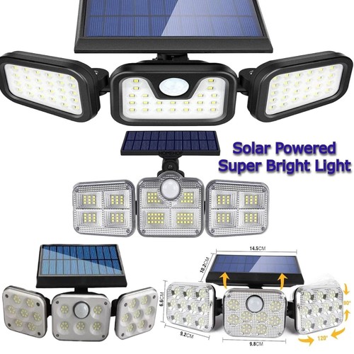 Solar powered head - powered, led