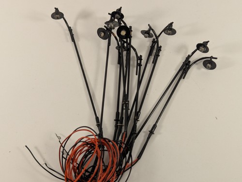 Gauge swan neck lamp posts - gauge,