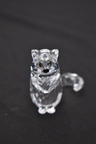 Swarovski cat sitting figurine - swarovski,