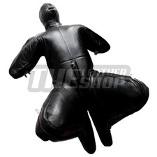 Leather Bondage Catsuit Bitch