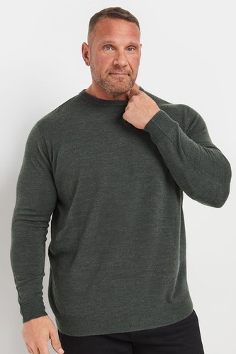Big tall men crew - &, men's