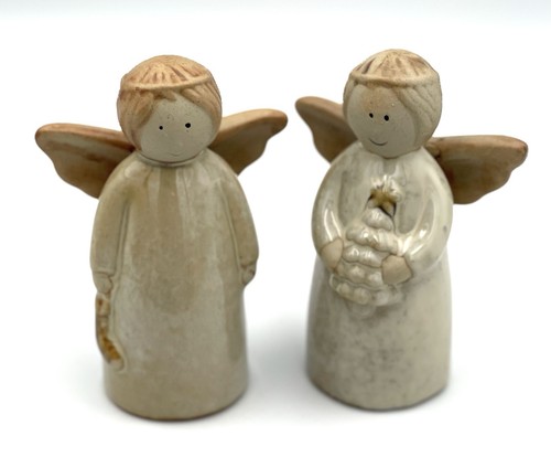 Earthenware pottery angel - pottery,