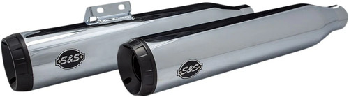 Cycle muffler slip - muffler, on