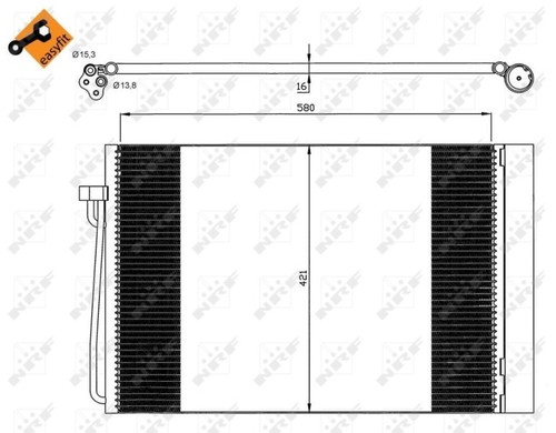 Nrf 35537 condenser - condenser,, air