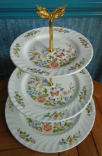 Tier china cake stand - tier, xl
